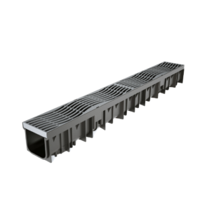 Canal y Rejilla de POLIETILENO (PEAD) (10cm de ancho)